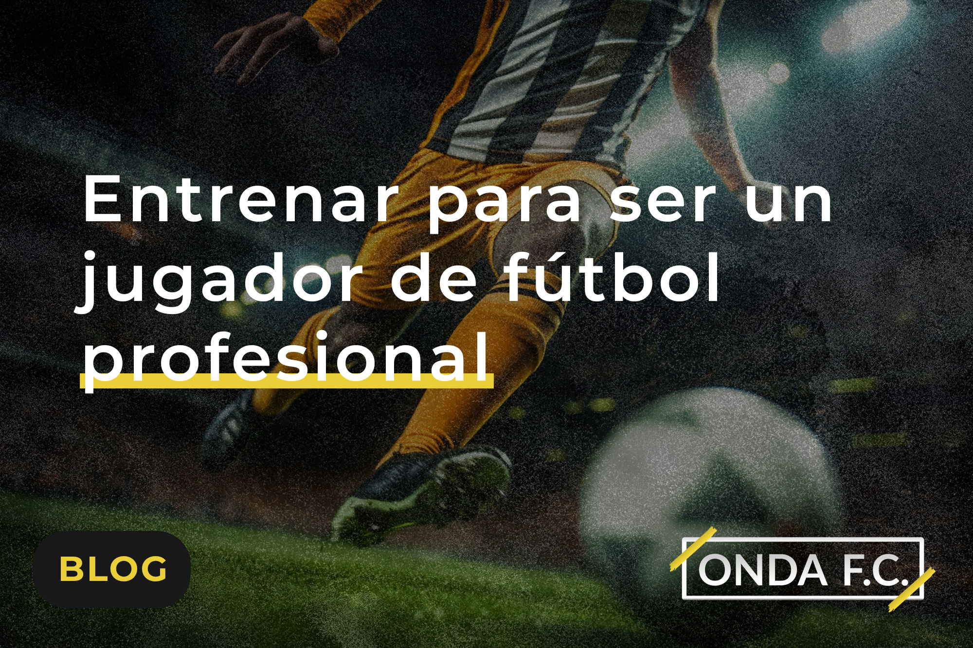 Read more about the article Entrenar para ser un jugador de fútbol profesional